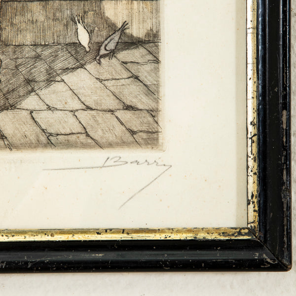 Framed Lithograph
