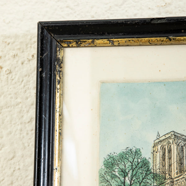 Framed Lithograph