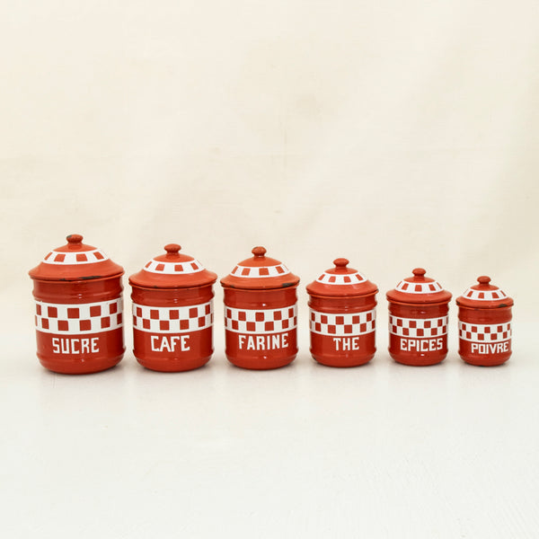 Set of Six Pots d'Epices