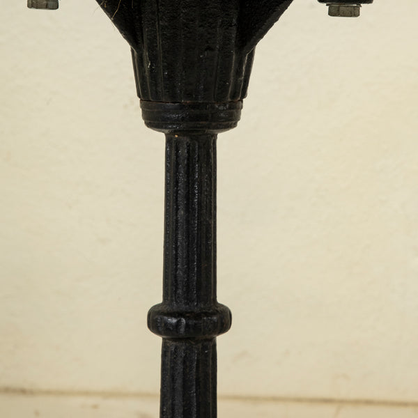 Iron and Marble Bistro Table