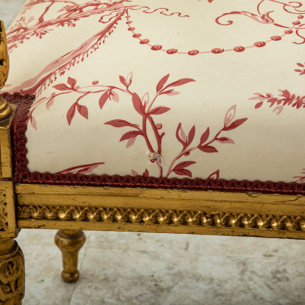 Giltwood Vanity Stool