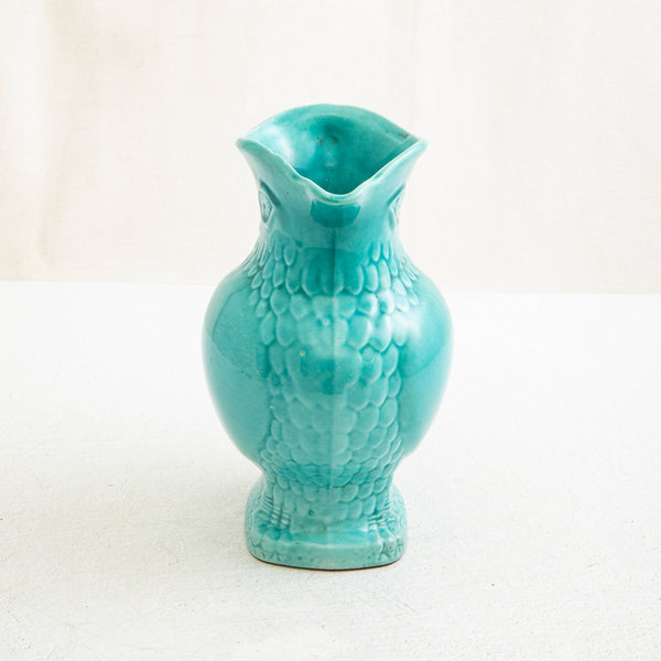 Majolica Owl Pitcher