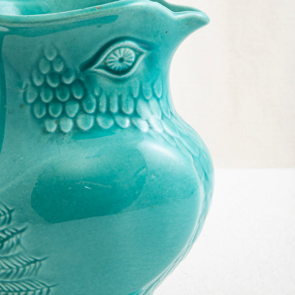 Majolica Owl Pitcher