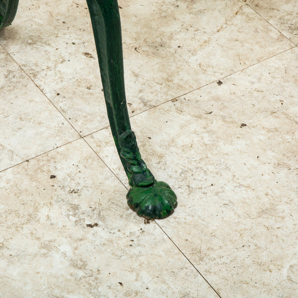 Iron and Marble Bistro Table