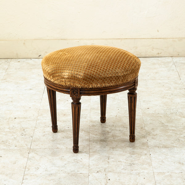 Walnut Louis XVI Stool