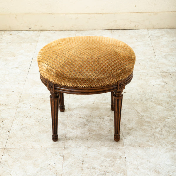 Walnut Louis XVI Stool