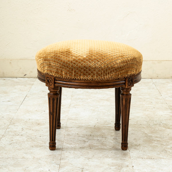 Walnut Louis XVI Stool