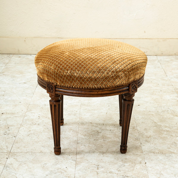 Walnut Louis XVI Stool