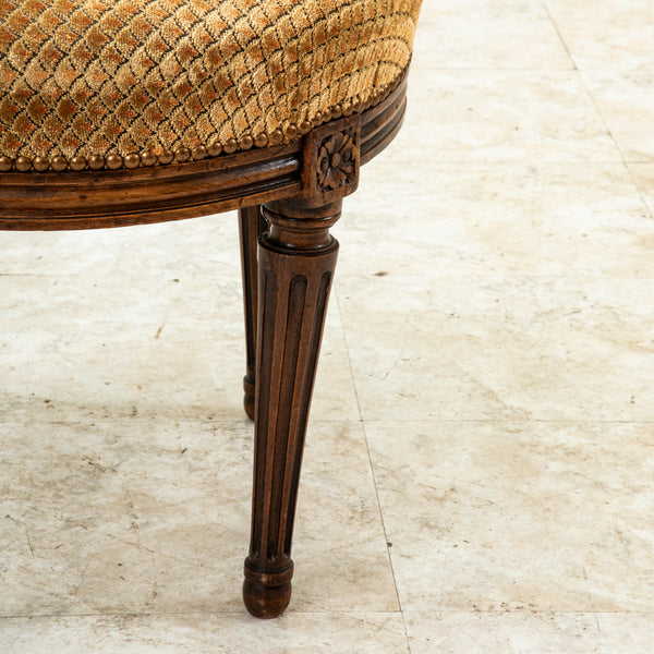 Walnut Louis XVI Stool