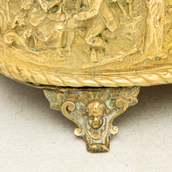 Bronze Repousse Cachepot