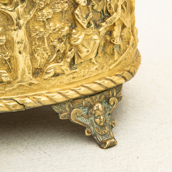 Bronze Repousse Cachepot