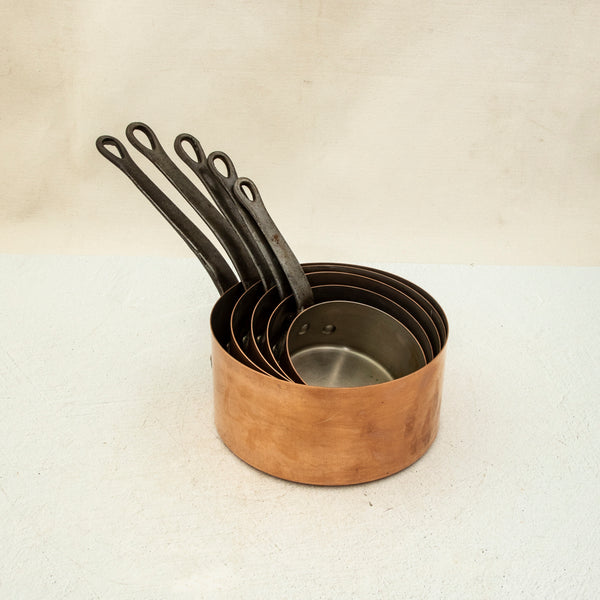 Set of Copper Pots