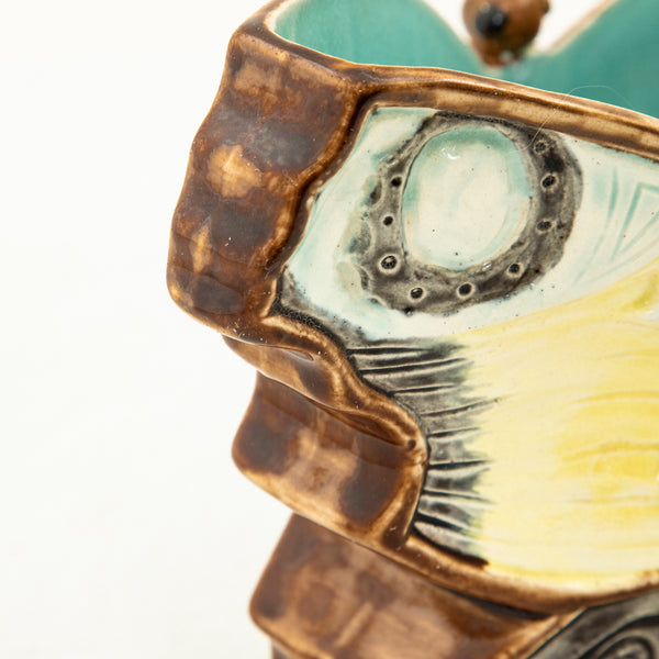 Majolica Cachepot