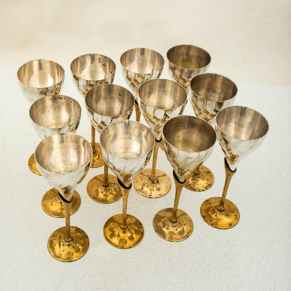 Set of Twelve Wine Goblets
