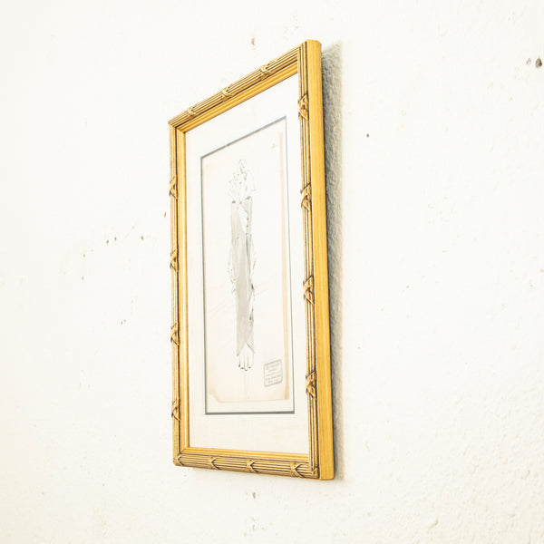 Original Coco Chanel Drawing
