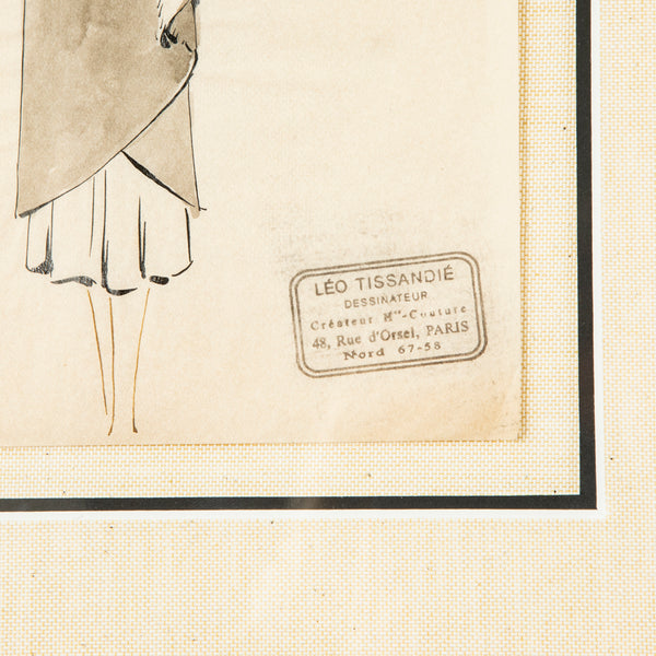 Original Coco Chanel Drawing
