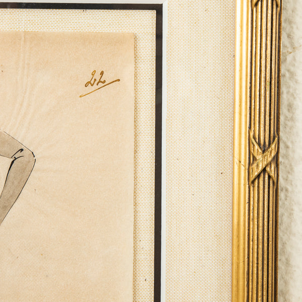 Original Coco Chanel Drawing