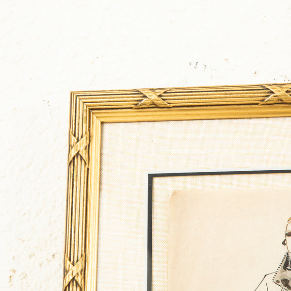 Original Coco Chanel Drawing