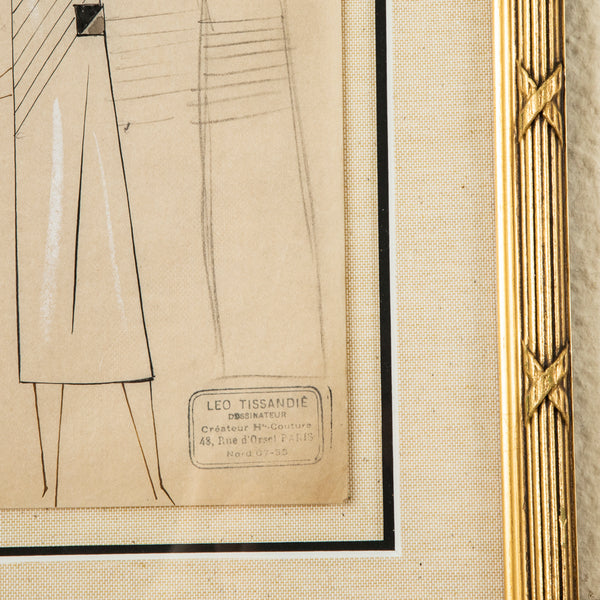 Original Coco Chanel Drawing