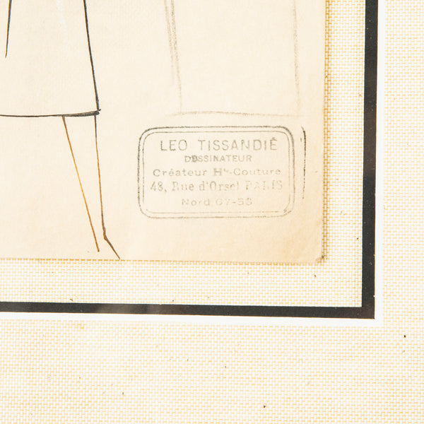 Original Coco Chanel Drawing