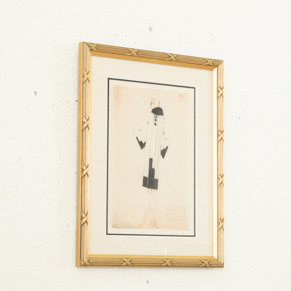 Original Coco Chanel Drawing