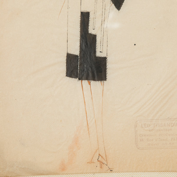 Original Coco Chanel Drawing