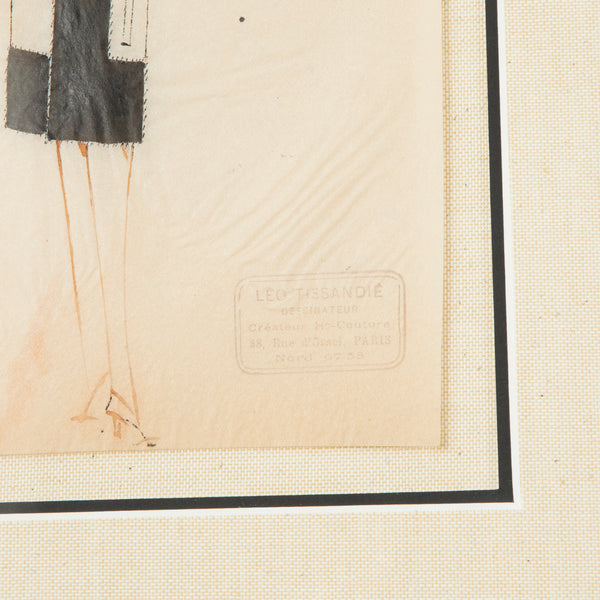 Original Coco Chanel Drawing