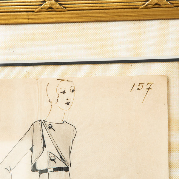 Original Coco Chanel Drawing
