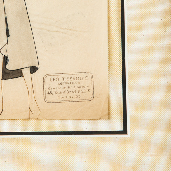 Original Coco Chanel Drawing