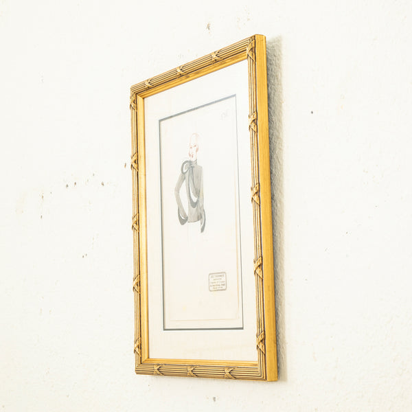 Original Coco Chanel Drawing