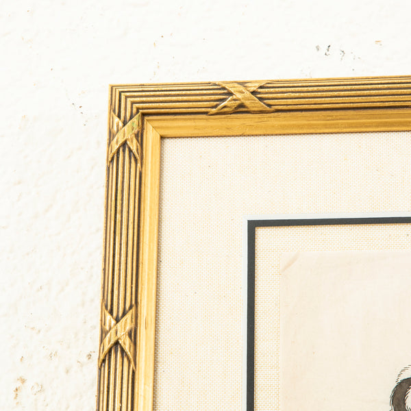 Original Coco Chanel Drawing