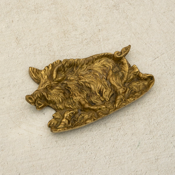 Bronze Wild Boar Vide Poche