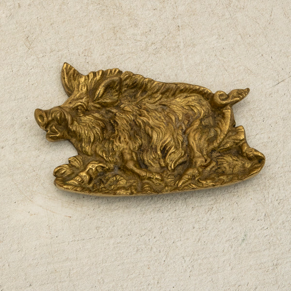 Bronze Wild Boar Vide Poche