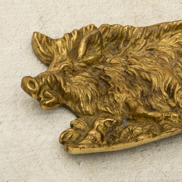 Bronze Wild Boar Vide Poche