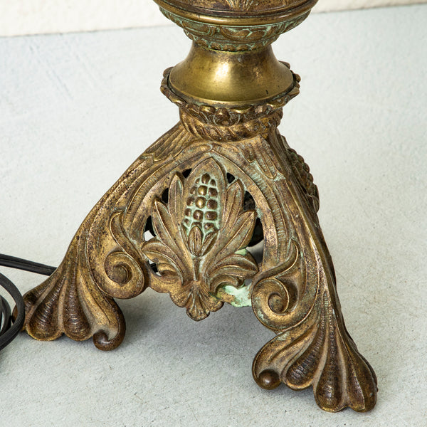 Brass Candlestick Lamp