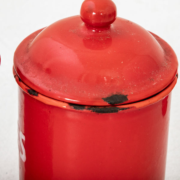 Set of Six Spice Canisters
