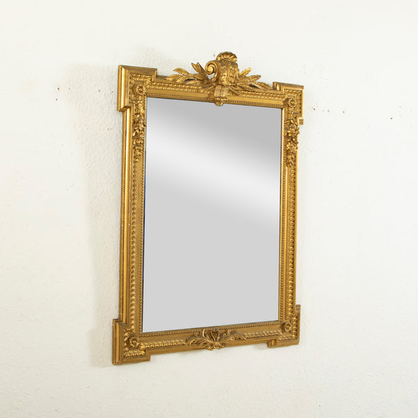 Louis XVI Gilt Wood Mirror