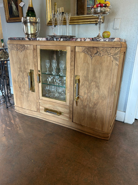 Art Deco Walnut Buffet