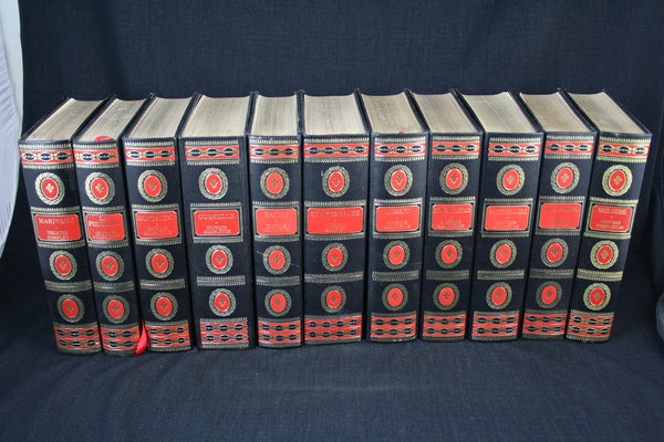 Set of Leatherbound Books