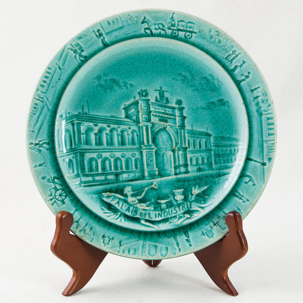Majolica Paris Monument Plate