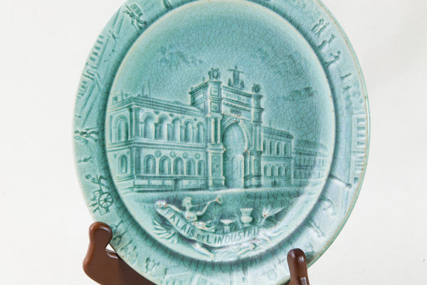 Majolica Paris Monument Plate