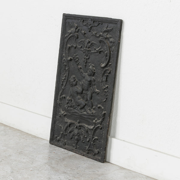 Iron Fireplace Plaque