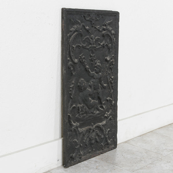 Iron Fireplace Plaque
