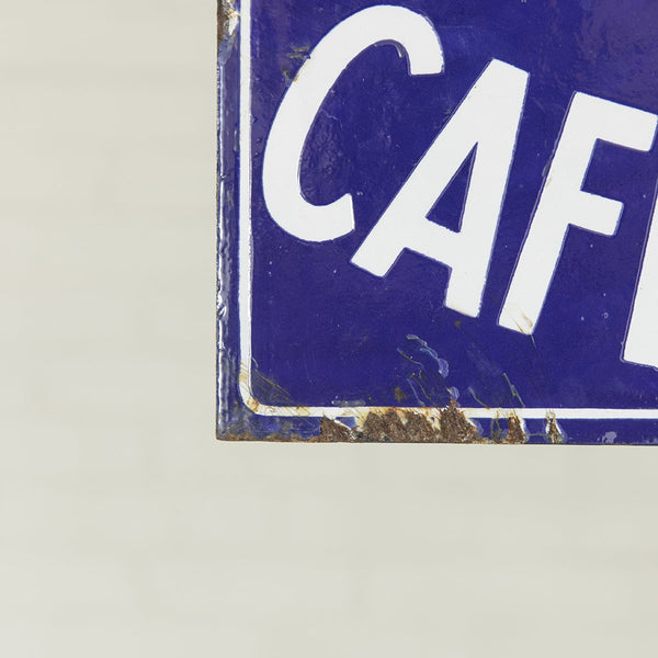 Double Faced Enameled Sign