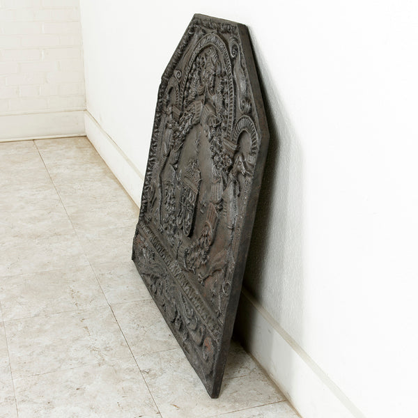 Large 18th Century Fireplace Back