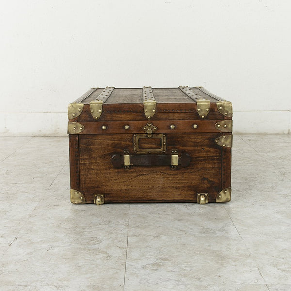 Wooden and Brass Trunk