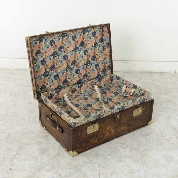 Wooden and Brass Trunk