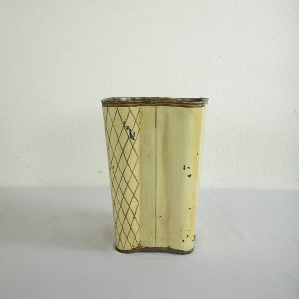 Tole Wastebasket