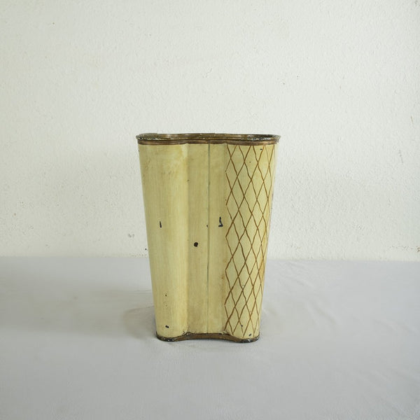 Tole Wastebasket