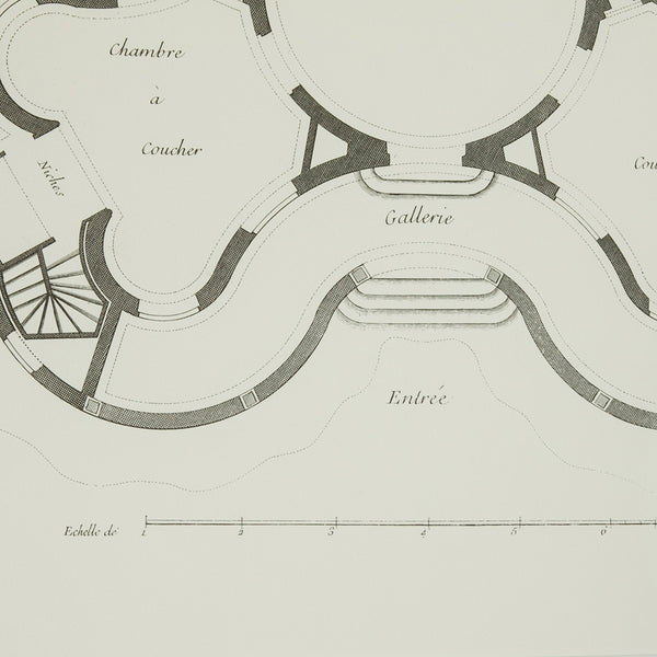 Pair of Framed Chateau Engravings